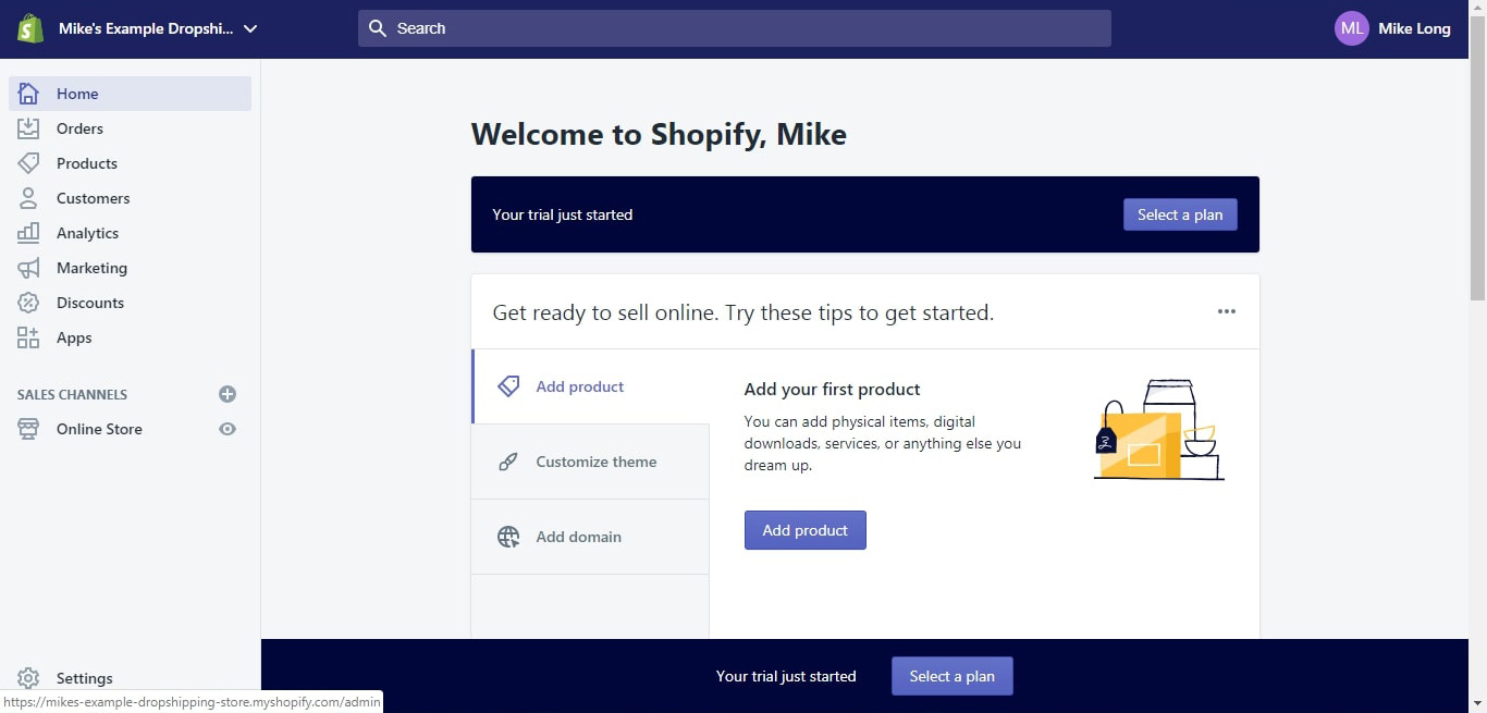 adding products to shopify