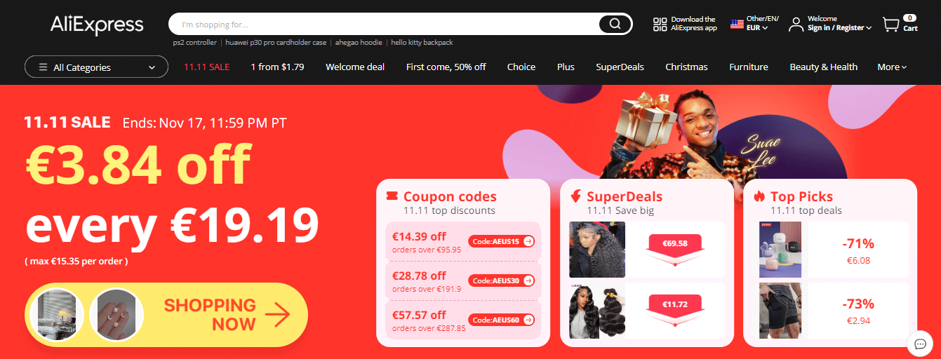 Aliexpress online dropshipping platform