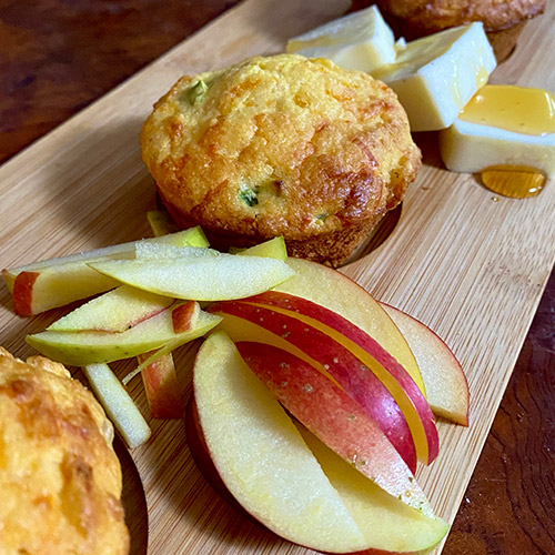 Baker's Delight<sup>™</sup> Apple, Cheddar and Corn Muffins
