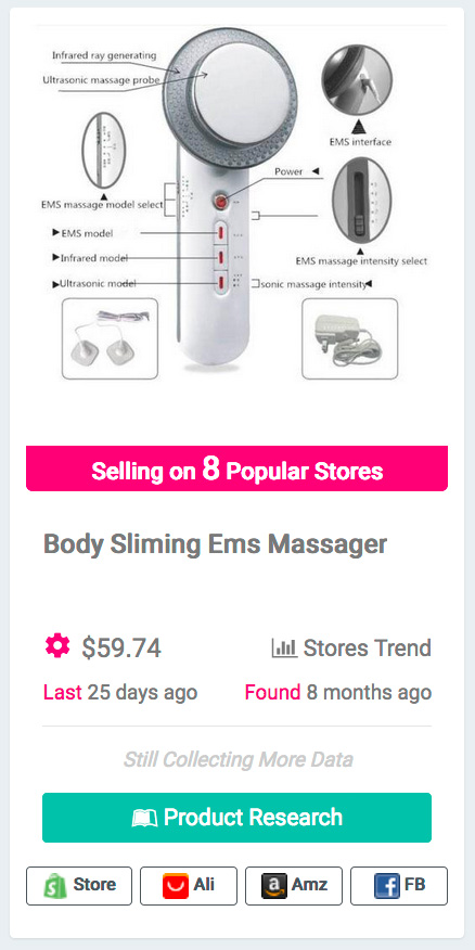 Ultrasound Cavitation EMS Body Slimming Massager