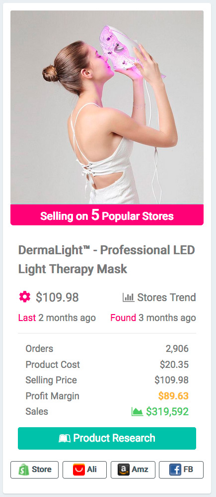 Beauty Photon LED Facial Mask